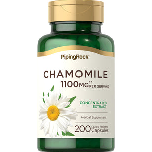 Thé à la Camomille 1100 mg (par portion) 200 Gélules à libération rapide     