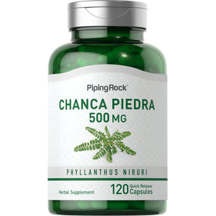 Chanca Piedra (Phyllanthus niruri), 500 mg, 120 Quick Release Capsules  Dietary Bottle