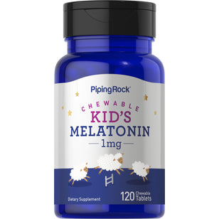 Chewable Kid's Melatonin, 1 mg, 120 Chewable Tablets Bottle