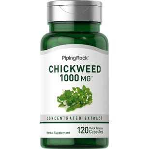 Chickweed, 1000 mg, 120 Quick Release Capsules Bottle