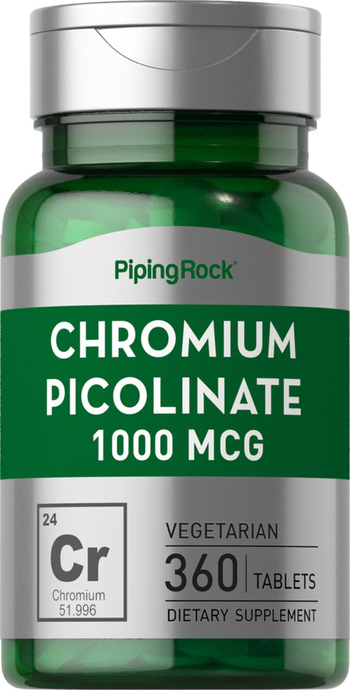 クロミウム ピコリネート  1000 mcg 360 錠剤     