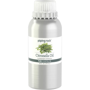 Citronella Pure Essential Oil (GC/MS Tested), 16 fl oz (473 mL) Canister