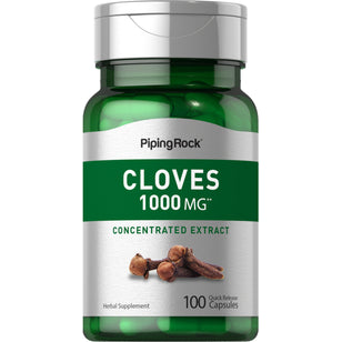 Cloves, 1000 mg, 100 Quick Release Capsules-bottle