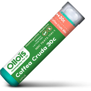 Coffea Cruda 30C Homeopathic for Difficulty Falling Asleep, 80 Pellets