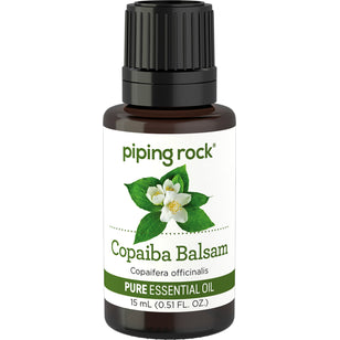 Copaiba Balsam Pure Essential Oil (GC/MS Tested), 1/2 fl oz (15 mL) Dropper Bottle