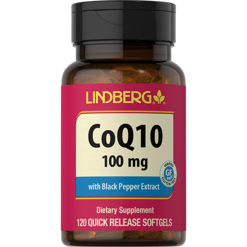 CoQ10 100 mg 120 ซอฟต์เจลแบบปล่อยตัวยาเร็ว     