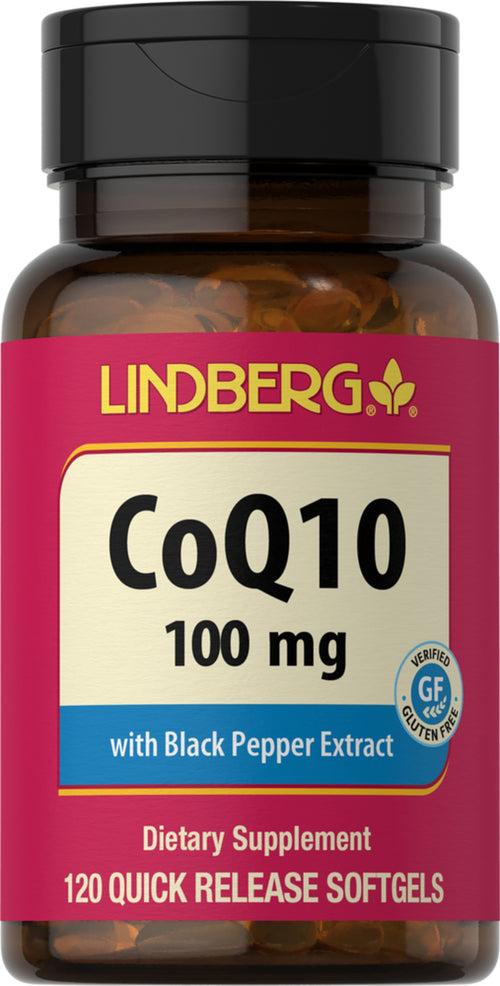 CoQ10 100 mg 120 빠르게 방출되는 소프트젤     