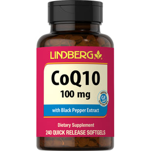 Koenzým Q10 100 mg 240 Mäkké gély s rýchlym uvoľňovaním     