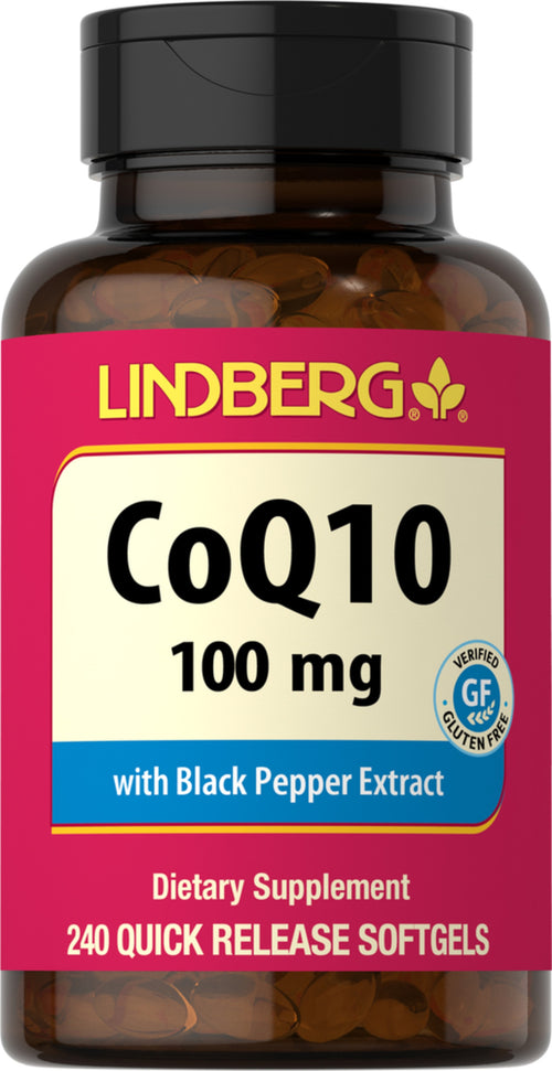 CoQ10 100 mg 240 Gels de Rápida Absorção     