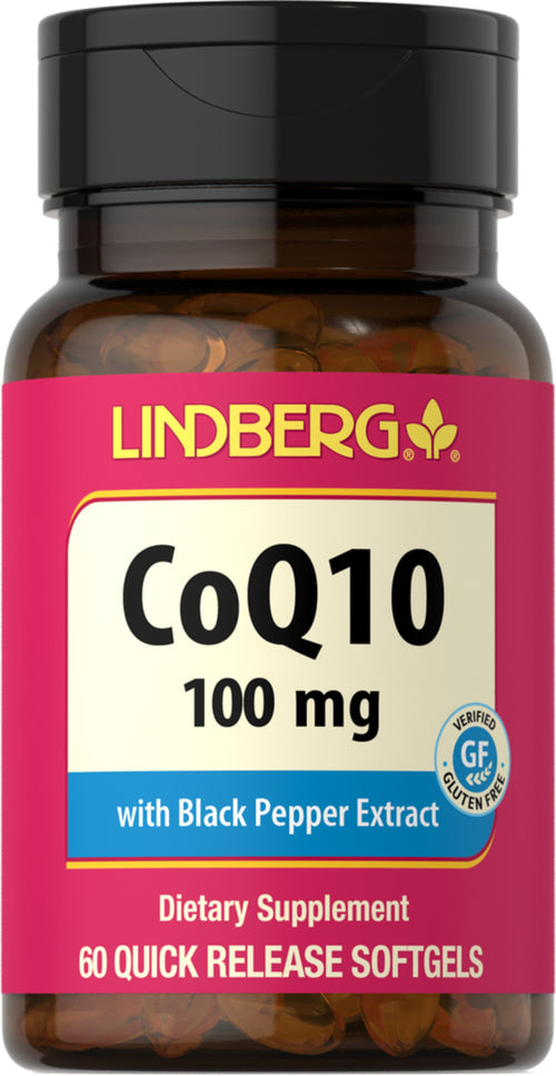 CoQ10 100 mg 60 ซอฟต์เจลแบบปล่อยตัวยาเร็ว     