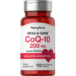CoQ10, 200 mg, 90 Quick Release Softgels Bottle