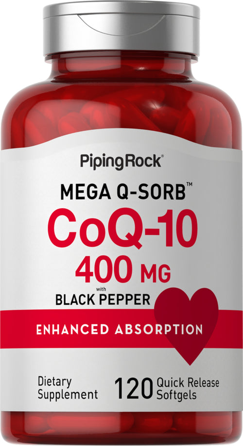CoQ10 400 mg 120 Gels de Rápida Absorção     