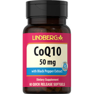 CoQ10 50 mg 60 ซอฟต์เจลแบบปล่อยตัวยาเร็ว     