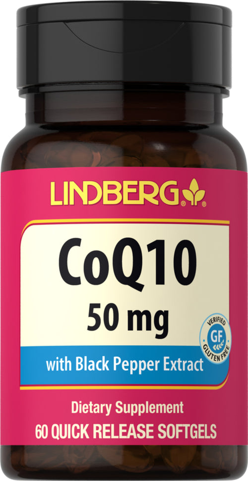 CoQ10 50 mg 60 Capsules molles à libération rapide     