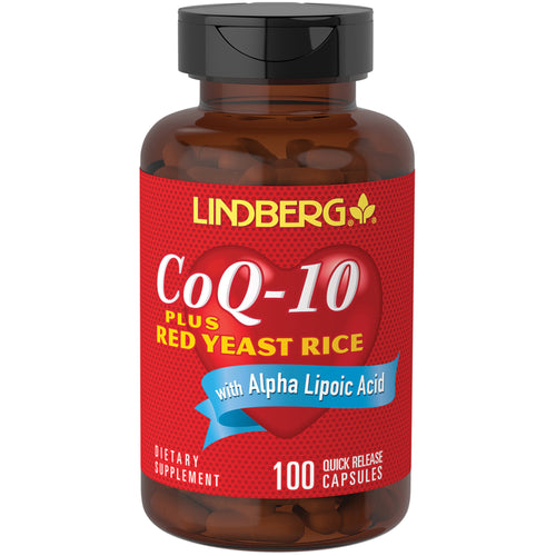 CoQ10 con lievito di riso rosso 100 Capsule a rilascio rapido       