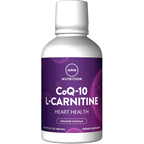 CoQ10 avec L-Carnitine liquide (orange vanille) 16 onces liquides Bouteille      