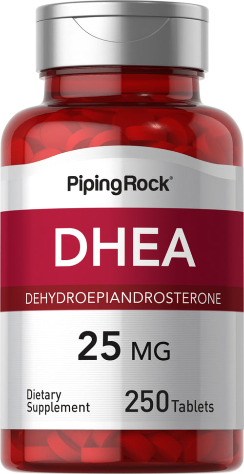 DHEA, 25 mg, 250 Tablets Bottle