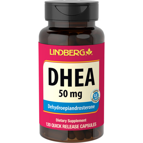 DHEA 50 mg 120 แคปซูลแบบปล่อยตัวยาเร็ว     