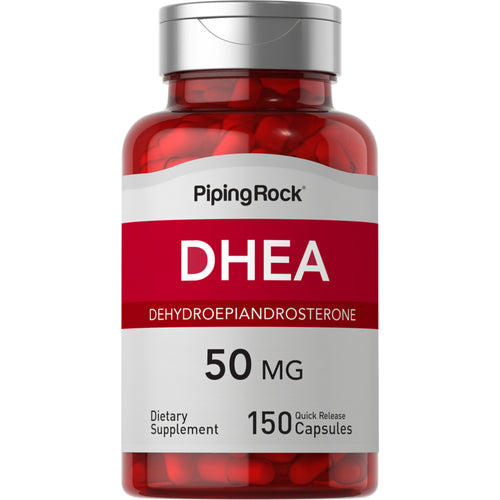 DHEA, 50 mg, 150 Quick Release Capsules Bottle