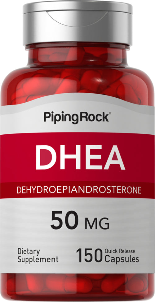 DHEA, 50 mg, 150 Quick Release Capsules Bottle
