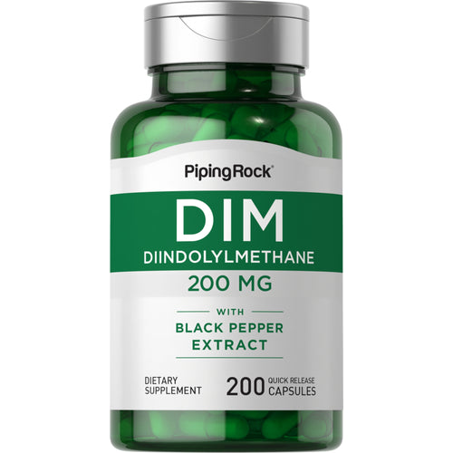 DIM (diindolylmethane) 200 mg 200 แคปซูลแบบปล่อยตัวยาเร็ว     
