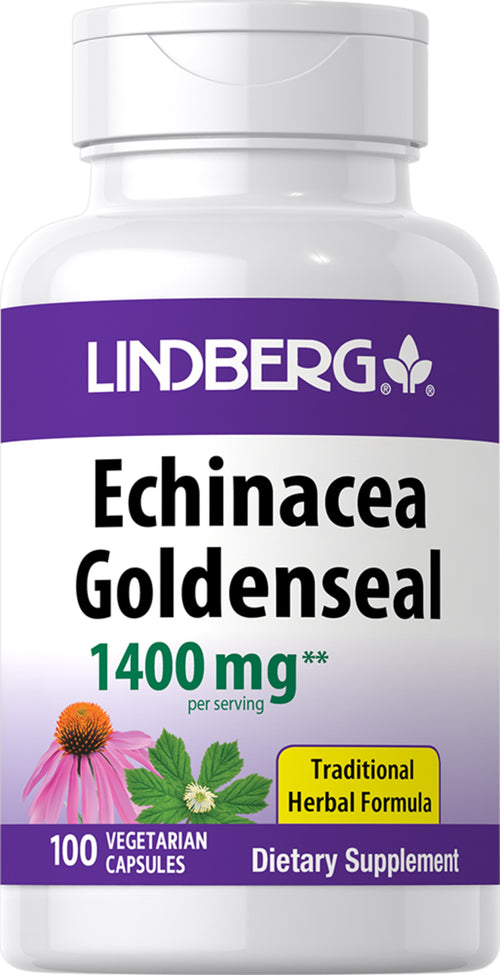 Solhatt Goldenseal 1400 mg (per dose) 100 Vegetarianske kapsler     