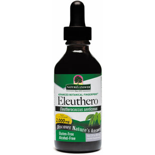 Eleuthero Root Liquid Extract Alcohol Free, 2 fl oz (59 mL) Dropper Bottle