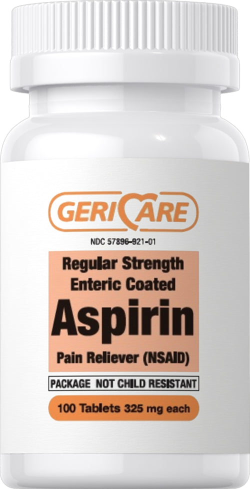 Aspirina entérica revestida 325 mg 325 mg 100 Comprimidos revestidos entéricos     