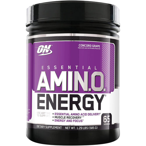 Energia amino essencial (uva Concord) 1.29 lbs 585 g Frasco    