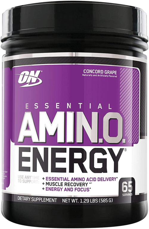 Energia amino essencial (uva Concord) 1.29 lbs 585 g Frasco    