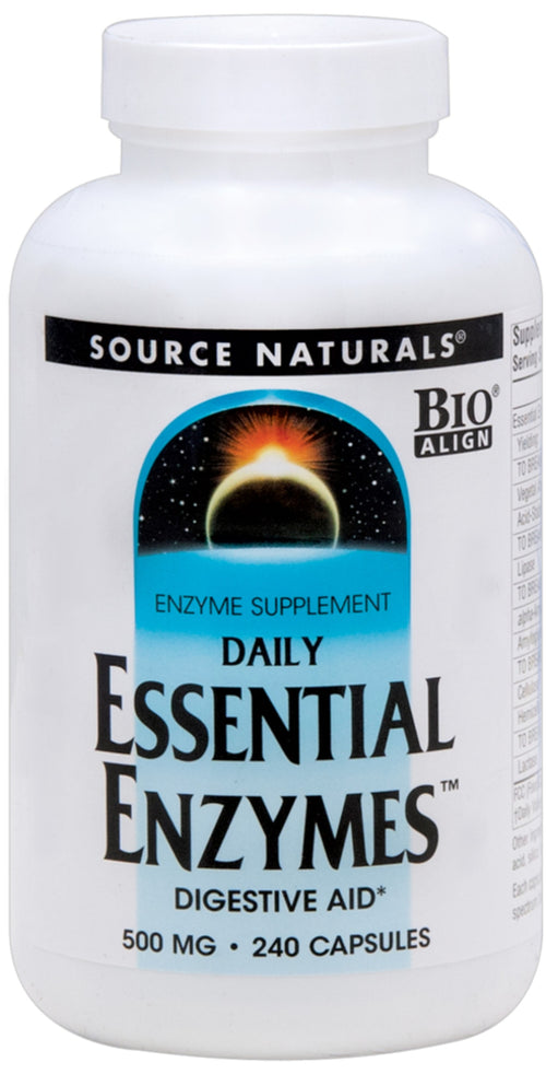 Esszenciális enzimek emésztéssegítő 500 mg 240 Kapszulák     