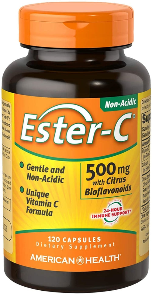 Ester C med citrus-bioflavonoider 500 mg 120 Kapsler     