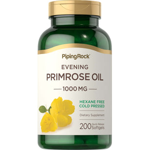 Evening Primrose Oil, 1000 mg, 200 Quick Release Softgels Bottle