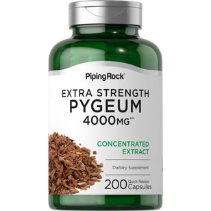 Extra Strength Pygeum, 4000 mg, 200 Quick Release Capsules-Bottle