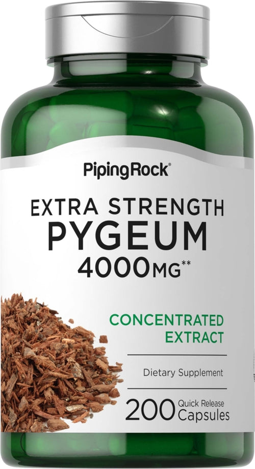 Extra Strength Pygeum, 4000 mg, 200 Quick Release Capsules-Bottle