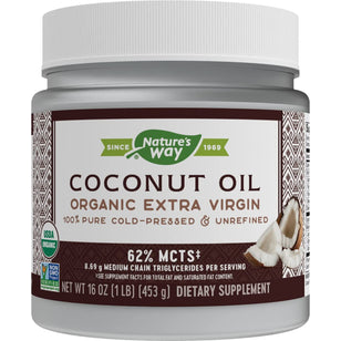 Extra panenský kokosový olej (Organické) 16 fl oz 453 ml Fľaša    