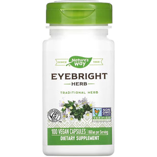 Eyebright 860 mg (po obroku) 100 Veganske kapsule     