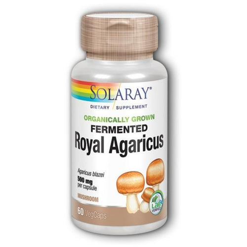 เห็ดหมัก Royal Agaricus (ออแกนิก) 500 mg 60 แคปซูลผัก     