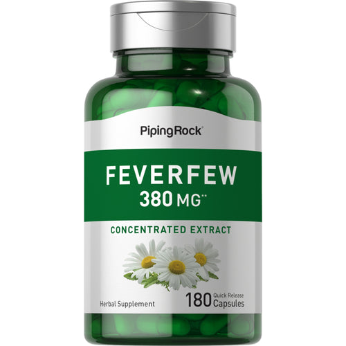 Feverfew, 380 mg, 180 Quick Release Capsules
