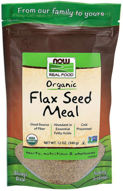 Mleté ľanové semená (Organické) 12 oz 340 g Vrecko    