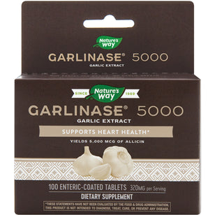 Garlinase 5000大蒜提取物 100 腸溶錠劑       