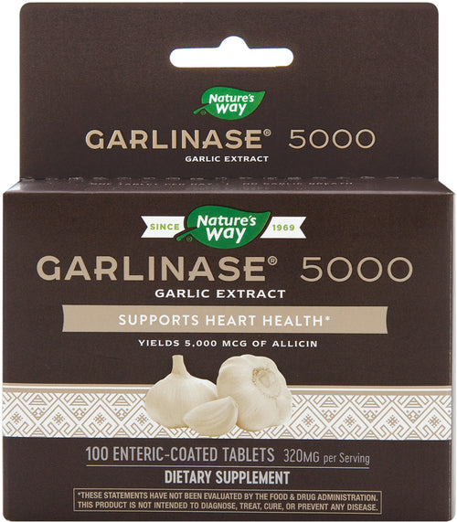 Garlinase 5000 Extrait d'ail 100 Comprimés enrobés entérosolubles       