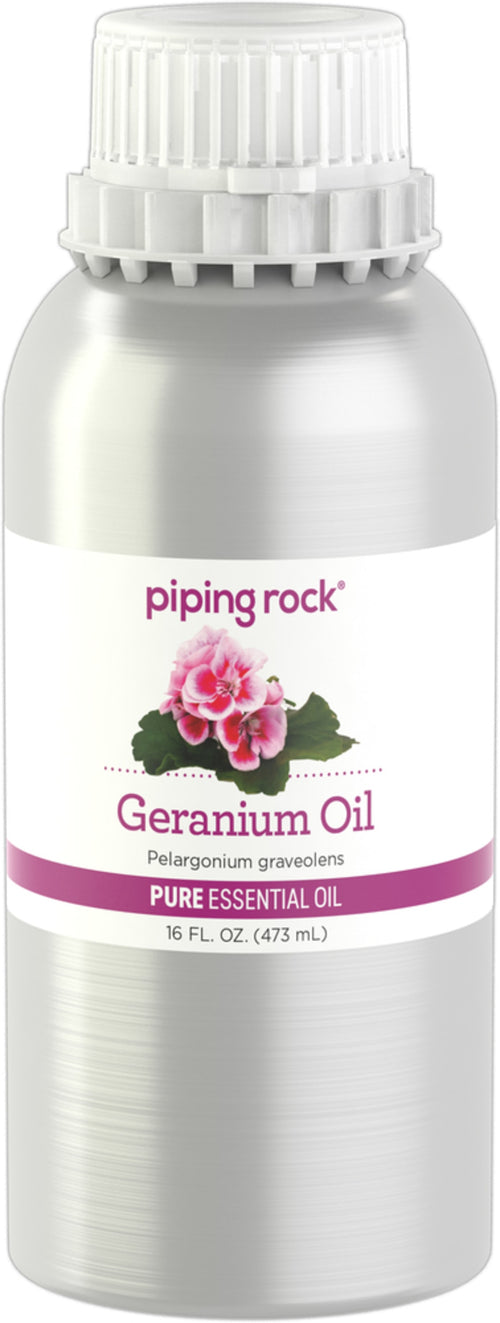 Pelargonie-olie ren æterisk olie (GC/MS Testet) 16 fl oz 473 ml Dåse    