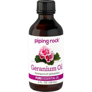 Ulei esenţial de geranium Pur (GC/MS Testată) 2 fl oz 59 ml Sticlă    