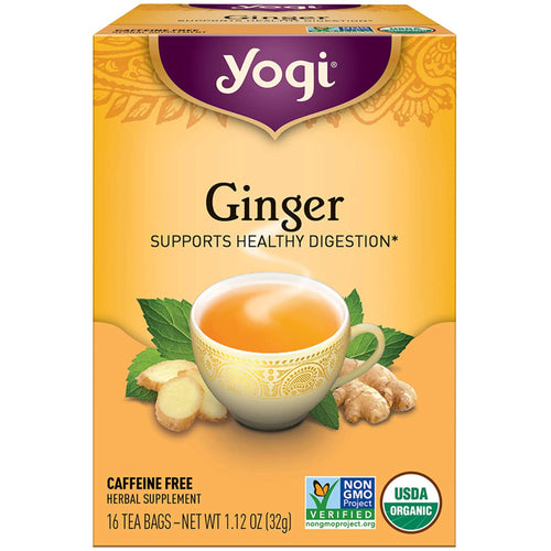Thé au gingembre organique (Biologique) 16 Sachets de thé       