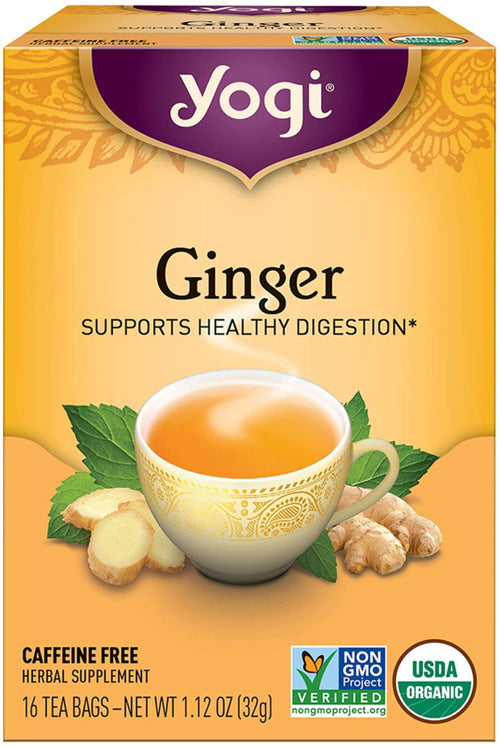 Thé au gingembre organique (Biologique) 16 Sachets de thé       