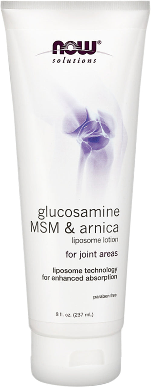Lotion liposomale à base de glucosamine MSM et arnica 8 once Tube      