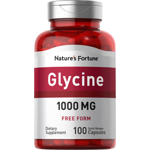 Glycine, 1000 mg, 100 Quick Release Capsules