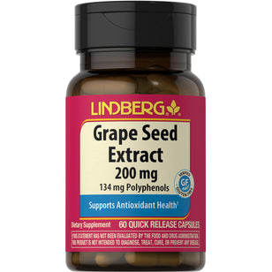 Extrato de grainha de uva  200 mg 60 Cápsulas de Rápida Absorção     