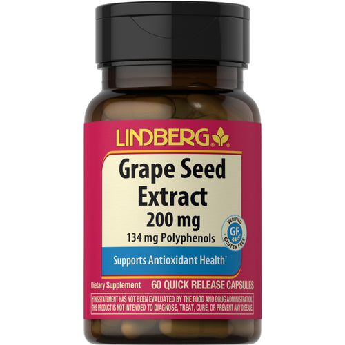 Extrait de pépins de raisin 200 mg 60 Gélules à libération rapide     